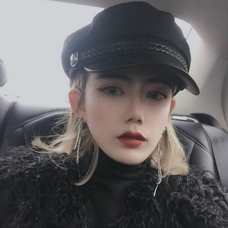 

Autumn Winter Warm Beret Caps for Women Girls Casual Acrylic Soft Solid Color Chapeau Female Hat Glitter Fashion Festival Gift, Grey style c