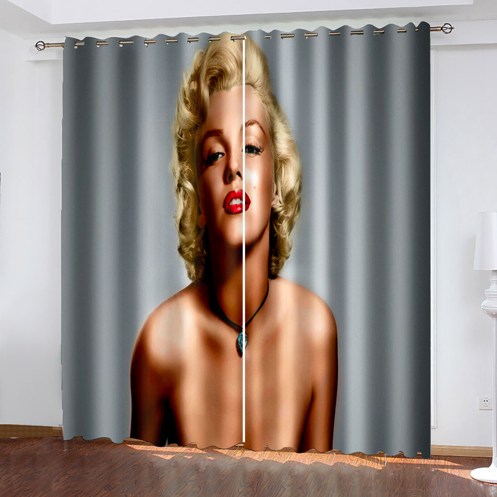 

Beautiful Photo Fashion Customized 3D Curtains personality beauty curtains modern living room curtains, As show