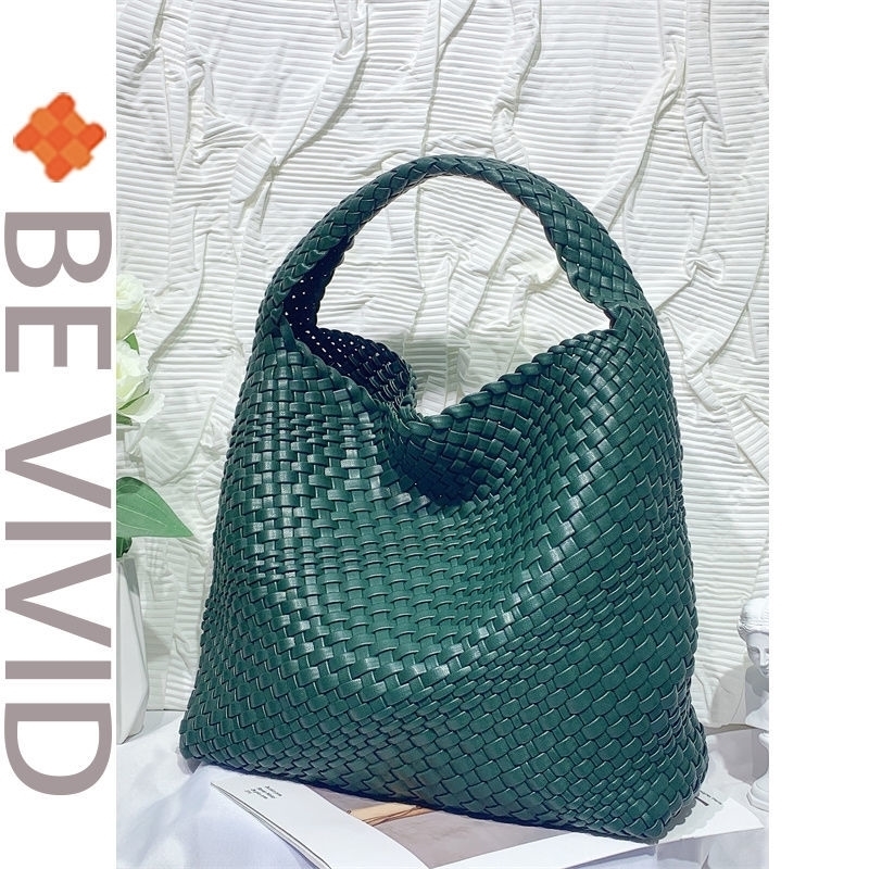 

Bottegas Handbags Venetas Bvs Woven 2022 Large Capacity Vegetable Basket Fashion Shopping Commuter Female Versatile Bag, Gold