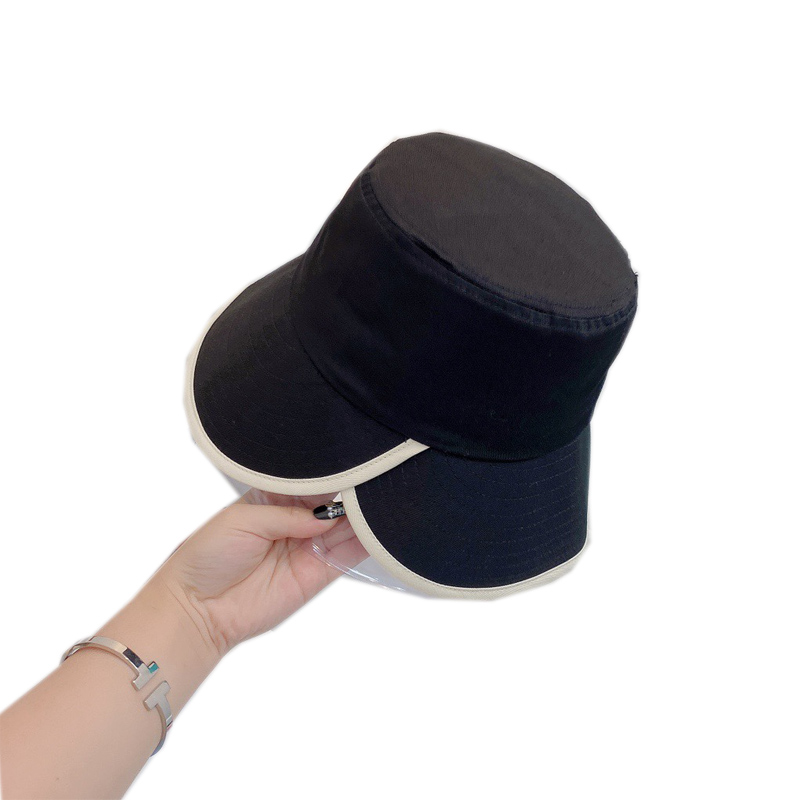 

Early autumn new style light cotton twill fisherman hat high quality men woman hats Back split ball cap fashion print Wide Stingy Brim caps with box, Customize