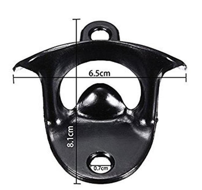 

New 1pc Wall Mounted Beer Wine Bottle Cap Catcher Bar Mountable Zinc Alloy Opener (black) Other bbyMaW bdesports