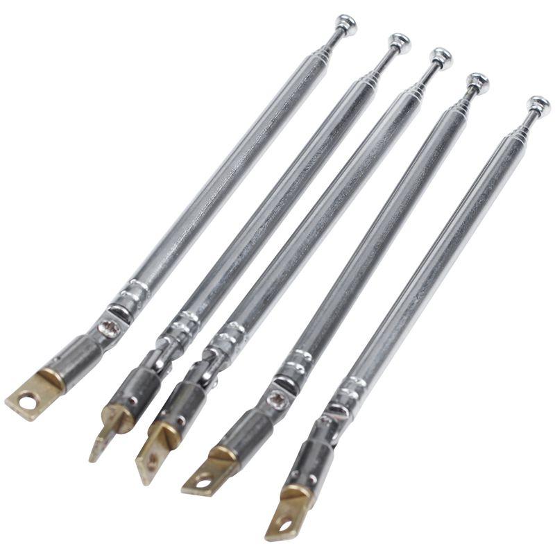 

5 Pcs 32cm Length 5 Section AM FM Radio Antenna 180 Degree