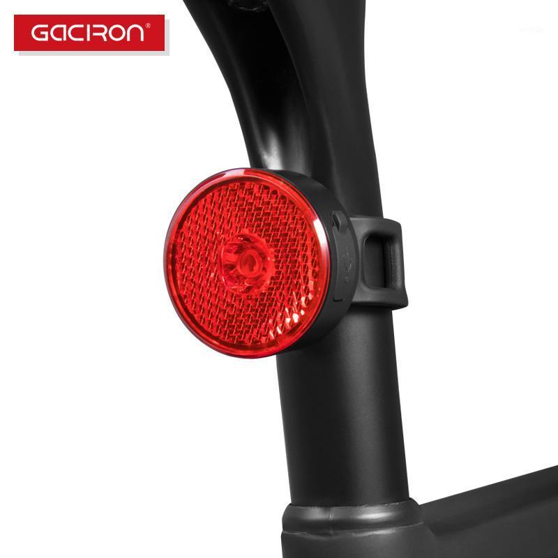 

GACIRON Smart Warning Light Bicycle Rear Light 10 Lumen USB Rechargeable Bike Tail Safety Cycling Bicycle Lamp Accessories1