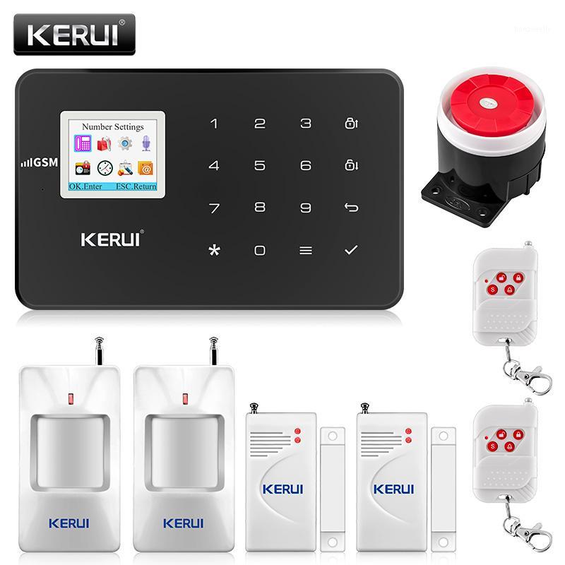 

Home Security Alarm System KERUI G18 WIFI GSM APP Control Automatic Dial Motion Detector Anti-theft Wireless Alarm System Kit1