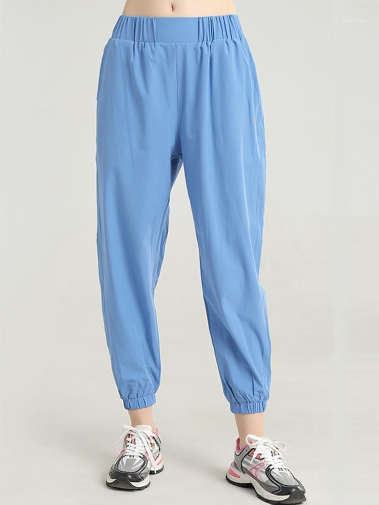 

Sports Pants Women' Loose-fitting High Waist Yoga Pants Running Workout Quick-drying Fitness1, Black