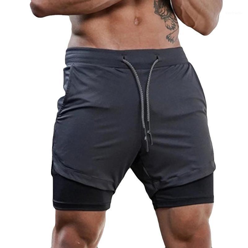 

2020 New Men's Short Pants Summer Fast Drying Pockets Inside Training Running Sports Summer Gyms Workout3.171, Black