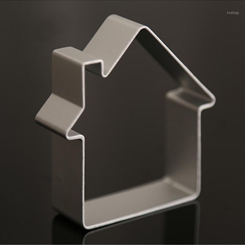 

Wholesale- House Shaped Aluminium Mold Sugarcraft Cake Decorating Cookies Baking Pastry Cutter Mould Tool baking tools for cakes1