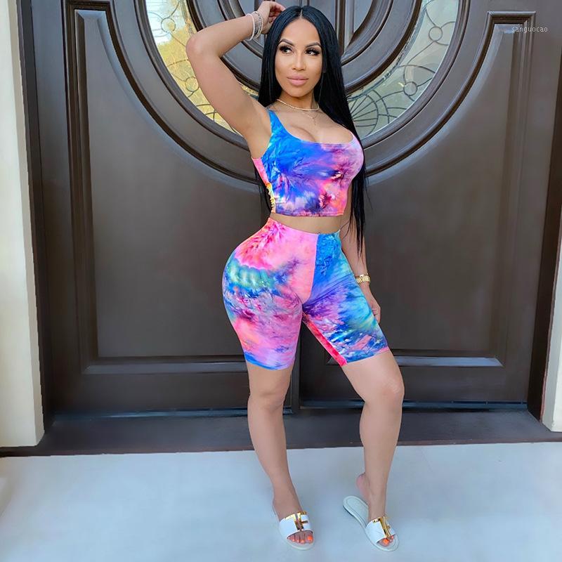 

Two Piece Set Women Tracksuit Yoga set Elegant Print Crop Top and Shorts Fitness GYM Clothing Workout 2 Piece Sportwear1, As pic