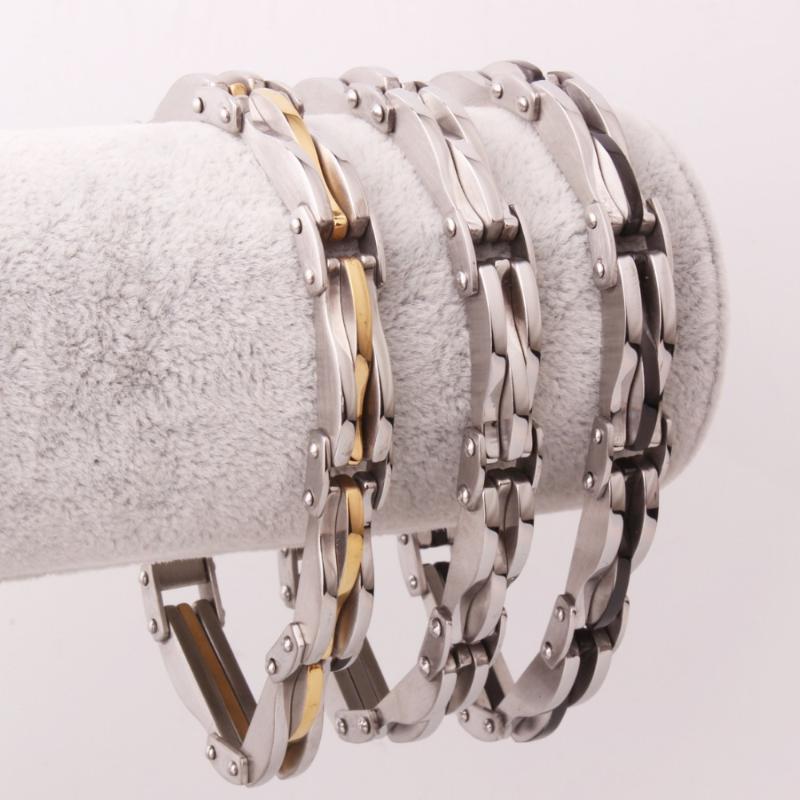 

Fitness 10.6mm Hot Fashion 316L Stainless Steel New Arrive Polished Cool Link Chain Men's Bracelet Bangle 8.66" Best Jewelry1