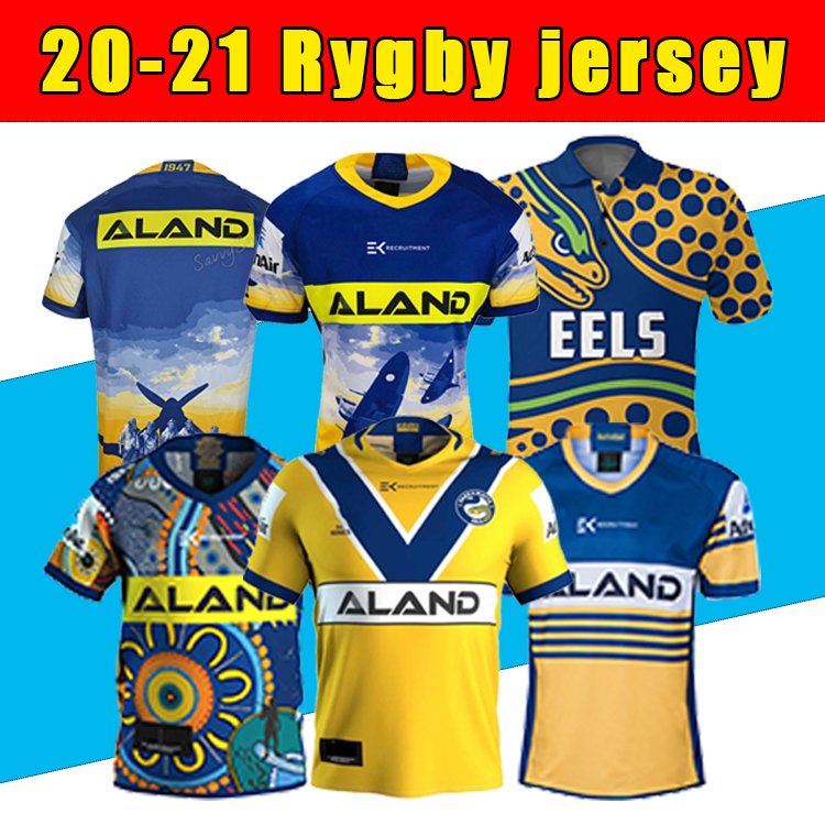 

New 2020 Parramatta Eels ANZAC Commemorative Edition Rugby Jersey Indigenous Jersey shirt Australia rugby league jerseys, Yellow
