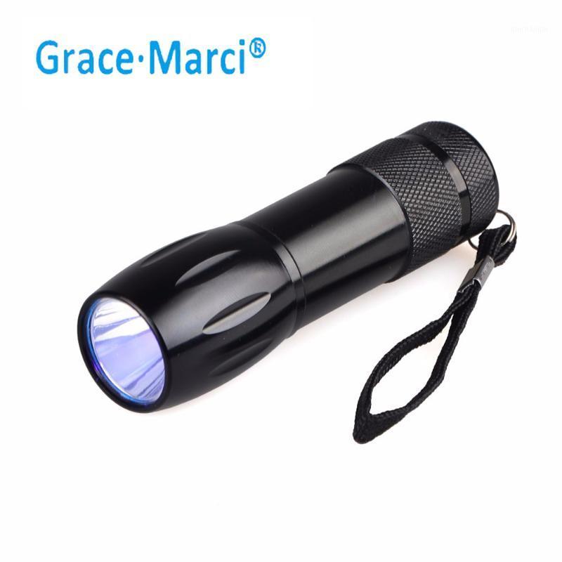 

GM 3W LED UV 395nM 380nM 365nM UV Torch Mini Waterproof Lamp For Money Pet urine Detector1