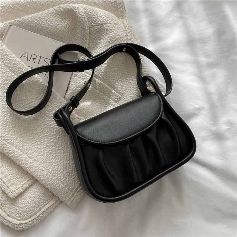 

Evening Bags Woman Vintage PU Leather Crossbody Simple Fashion Solid Female Flap Shoulder For Women Luxury Designer Handbags