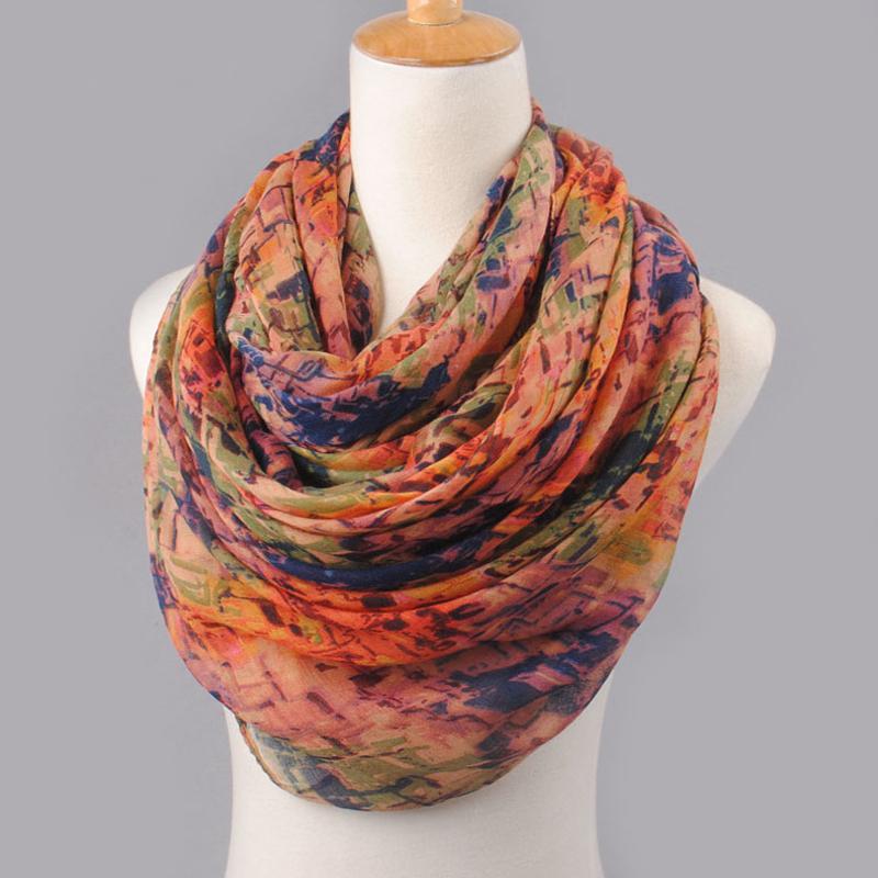 

2020 high quality WOMAN SCARF cotton voile scarves solid warm autumn and winter scarf shawl printed free shipping