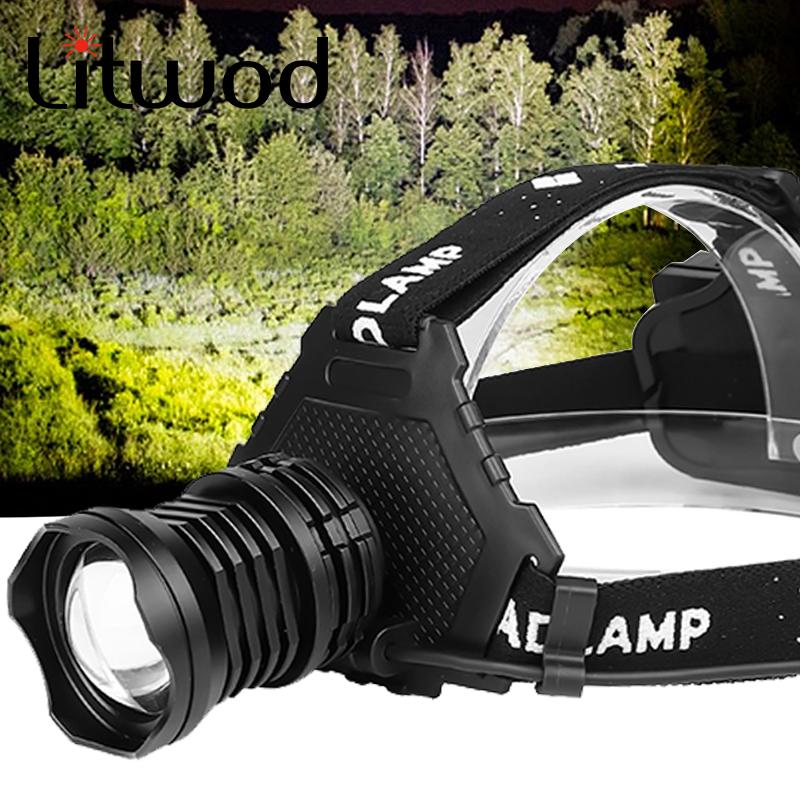

XHP90.2 The Most Powerful 32W Head Lamp 2064 Led Headlamp Headlight Zoom Power Bank Rechargeable Headlamp LED Bulbs