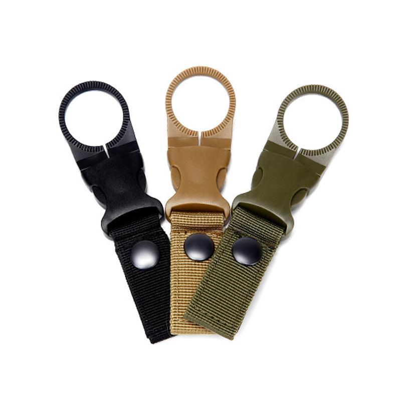 

Tactical Backpack Clip Hook Water Bottle Holder Bushcraft Outdoor Webbing Tool Bike accessory Climb Carabiner