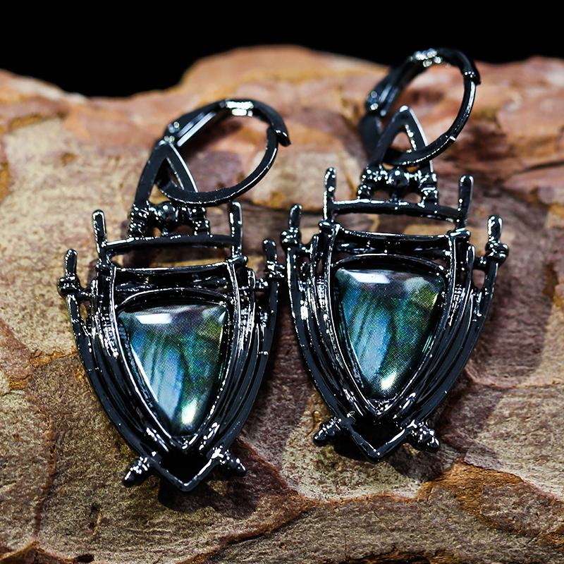 

Tribal Personality Dangle Drop Earrings Resin Stone Boho Ethnic Vintage Hanging Earrings 2021 for Women A5D363