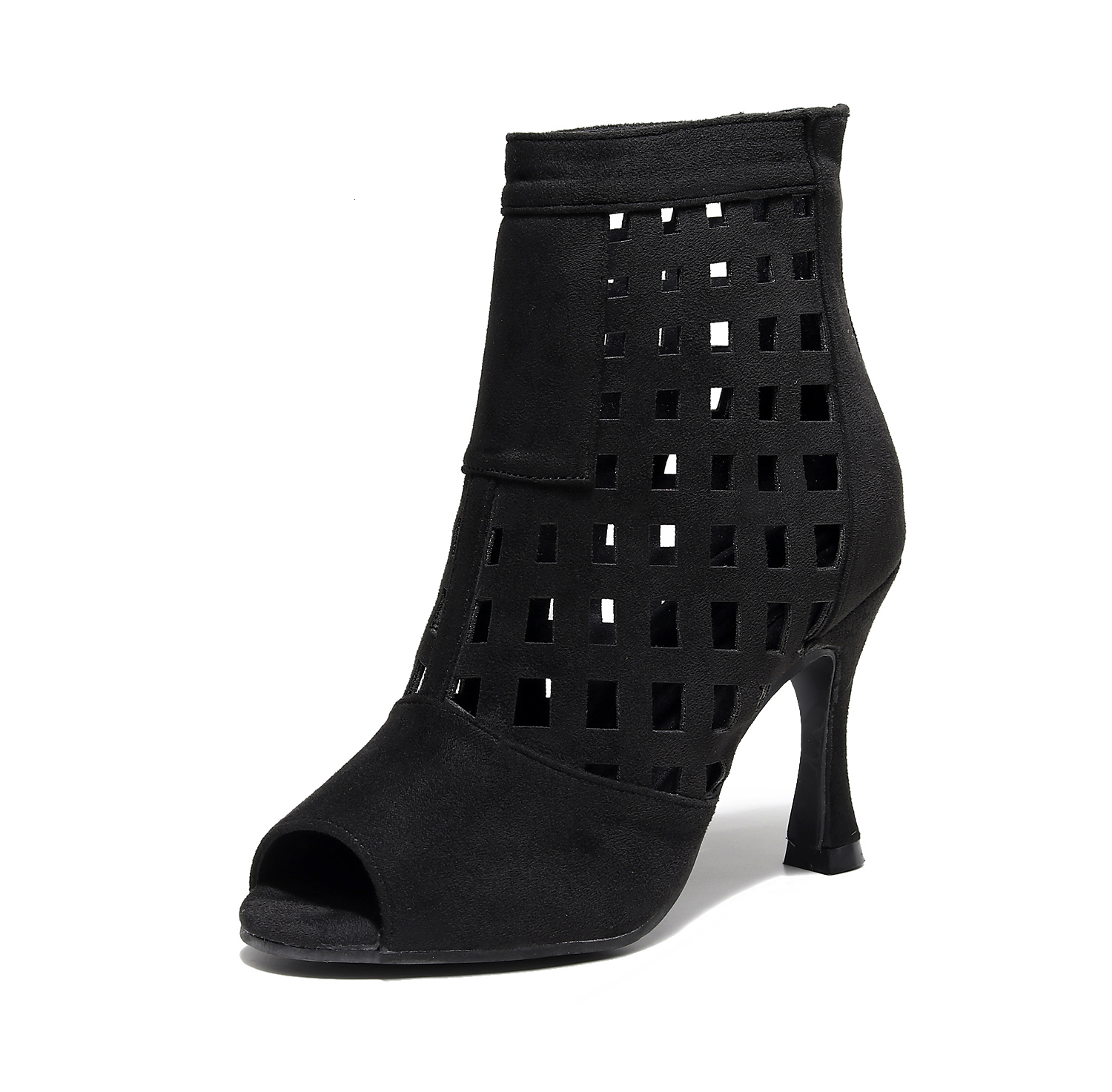 

Open Ballroom Latin Jazz Woman Shoes Discounts for Women's Promotions Small Feet Dance Boots P1yt, Two inches heel.