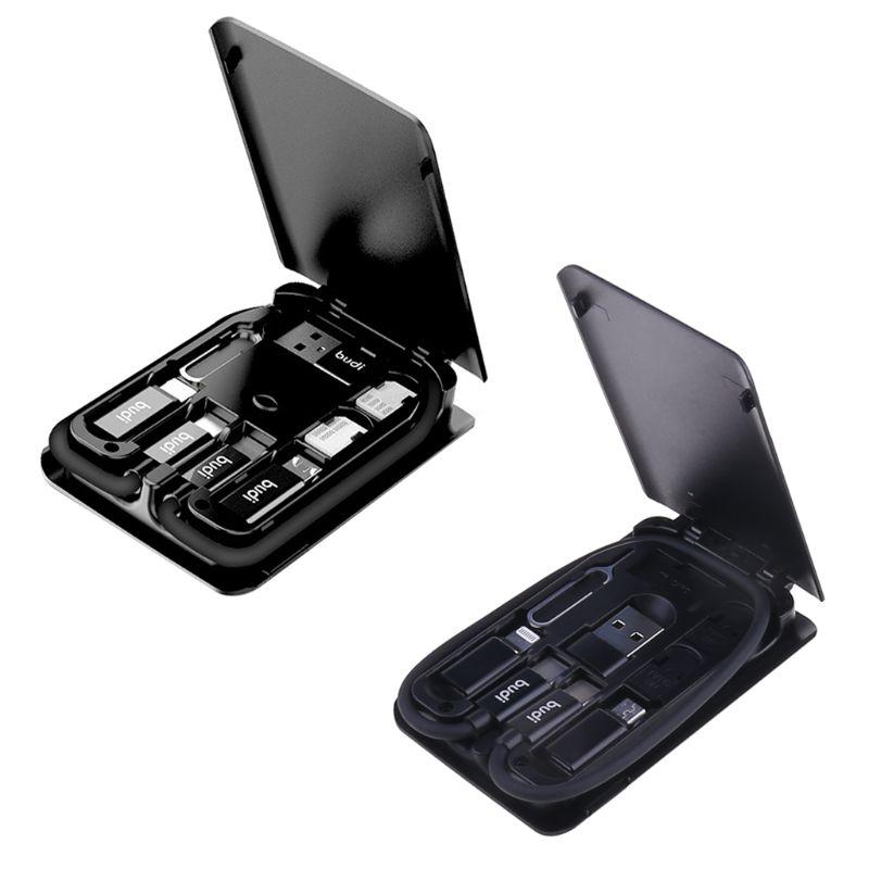 

Multifunctional Universal LED Light USB Type C Portable Data Cable Adapter Card X3UD