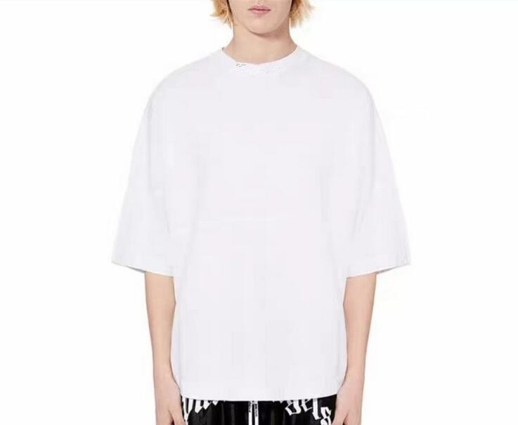 

2020 T Shirt for Men Summer men t Shirt Fashion Tide Shirts Letter Print Casual Men Women Crew Neck Hot Sale Size S-XL, Black + white letter