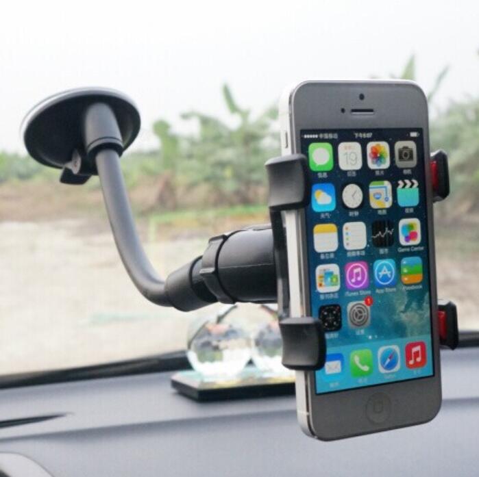 

Bionanosky Car Universal Windshield Mount Bracket 360 Degree Car Holder for Mobile Phone GPS car tool Non-slip Firm Suction Cup Support, Black