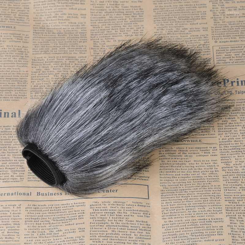 

Prefessinal Microphone Windshield Wind Screen Muff Outdoor Furry Fur For RODE VideoMic GO TAKSTAR SGC-598 for Interview1