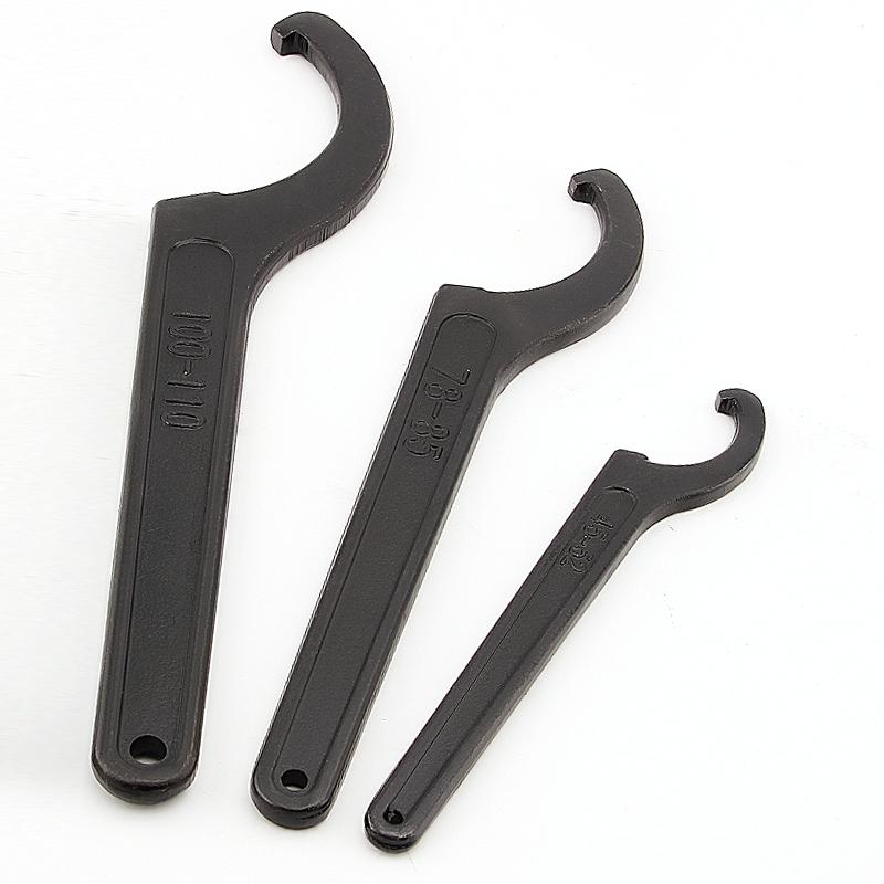 

1pcs Crescent-shaped Side Hole Hook Hook Head Semi-circular Wrench Water Meter Cover Special Round Nut Hand Wrench