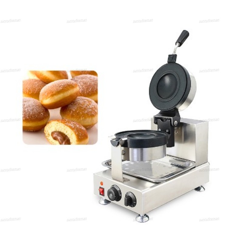 

New Donut Ice Cream Dessert Italy Gelato Panini Press Maker Commercial Krapfen Warmer Machine 220V/110V Burger Press Maker