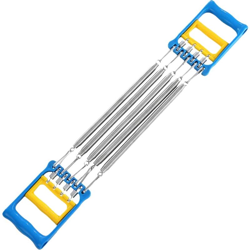 

NEW-Chest Arm Expander,5 Spring Chest Expander Portable Workout Equipment Spring Resistance Exercise Kit for Home