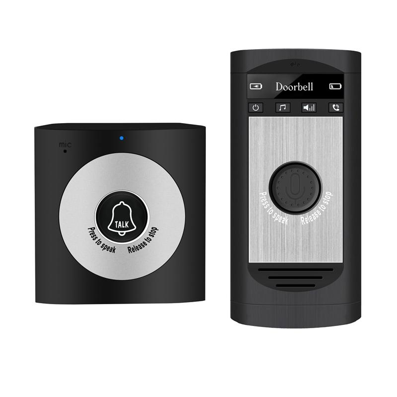 

2.4G Wireless Intercom Doorbell Home Wireless Voice Intercom Doorbell Waterproof Support Two-Way Inte