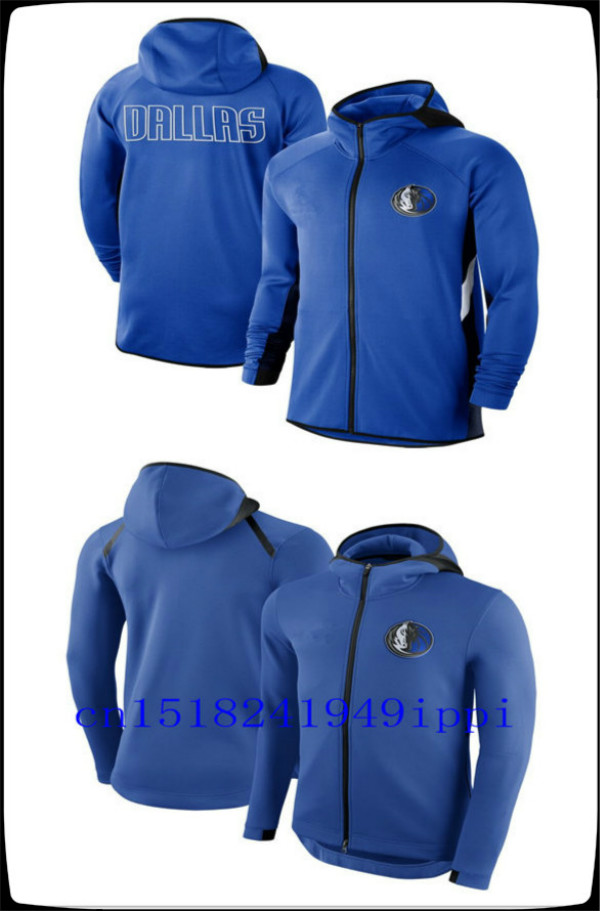 

Dallas Mavericks MEN Heathered jacket Authentic Earned Edition Showtime Therma Flex Performance Full-Zip Hoodie, Black