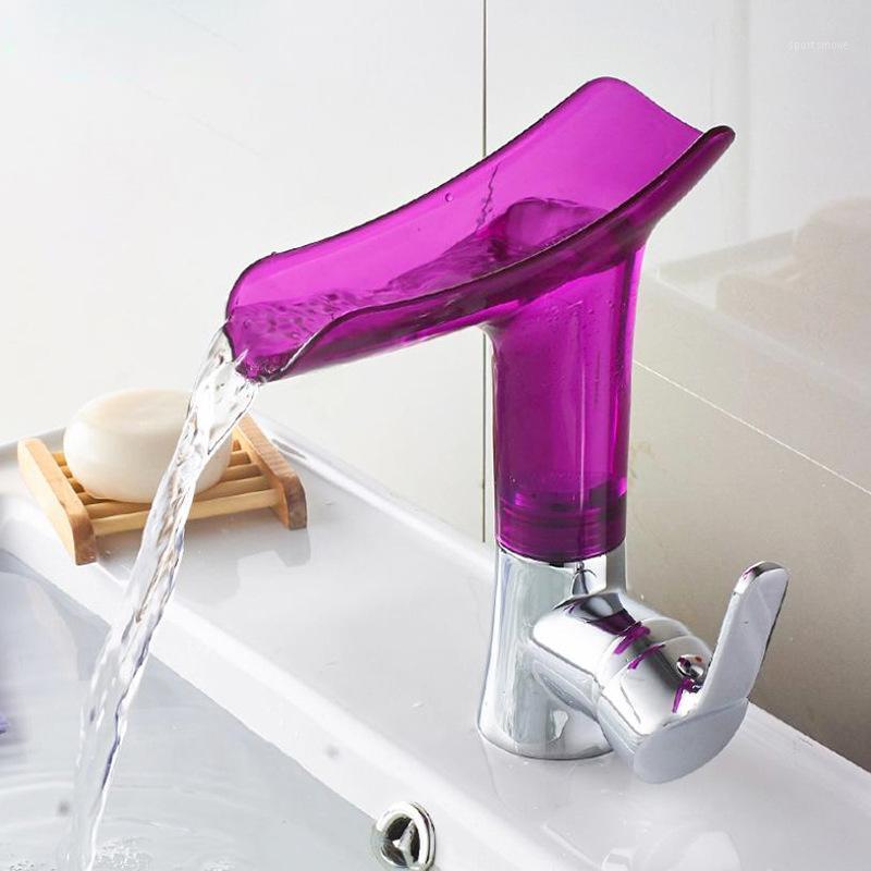 

Transparent Faucet Full Hot Cold Adjustment Copper Ceramic Valve Core Seated Sink Basin Bathroom Accessories1