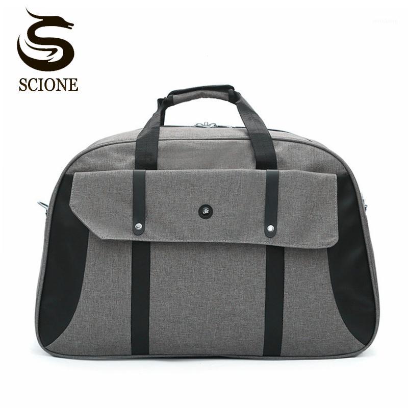 

Portable Men's Travel Bags Large Capacity Luggage Travel Duffel Bag Male Shoulder Handbags Weekend Bag Fashion bolsas for Men1, Coffee m