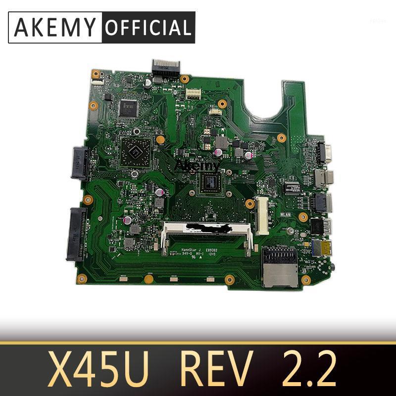 

X45U mainboard REV 2.2 With AMD CPU For ASUS A45U X45U Laptop motherboard 60-NAOMB1401-D01 100% Tested Working free shipping1