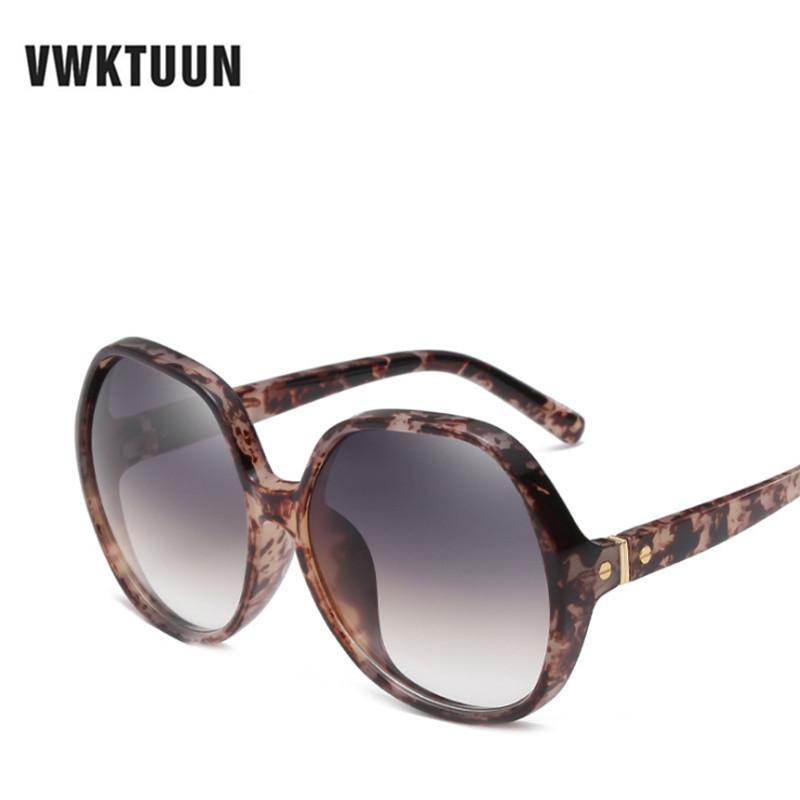 

VWKTUUN New Sunglasses Women Oversized Square Shades Gradient Sun glasses For Female Womens Outdoor Sport Points UV400 Eyewear