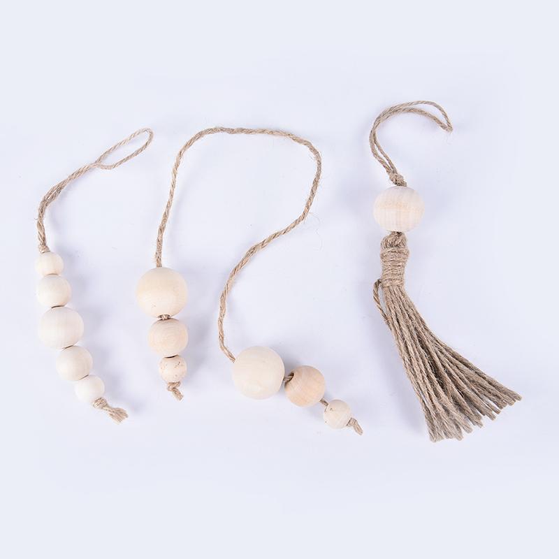 

Wooden Bead Napkin Rings Holder Weddings Party Home Table Dinner Decor