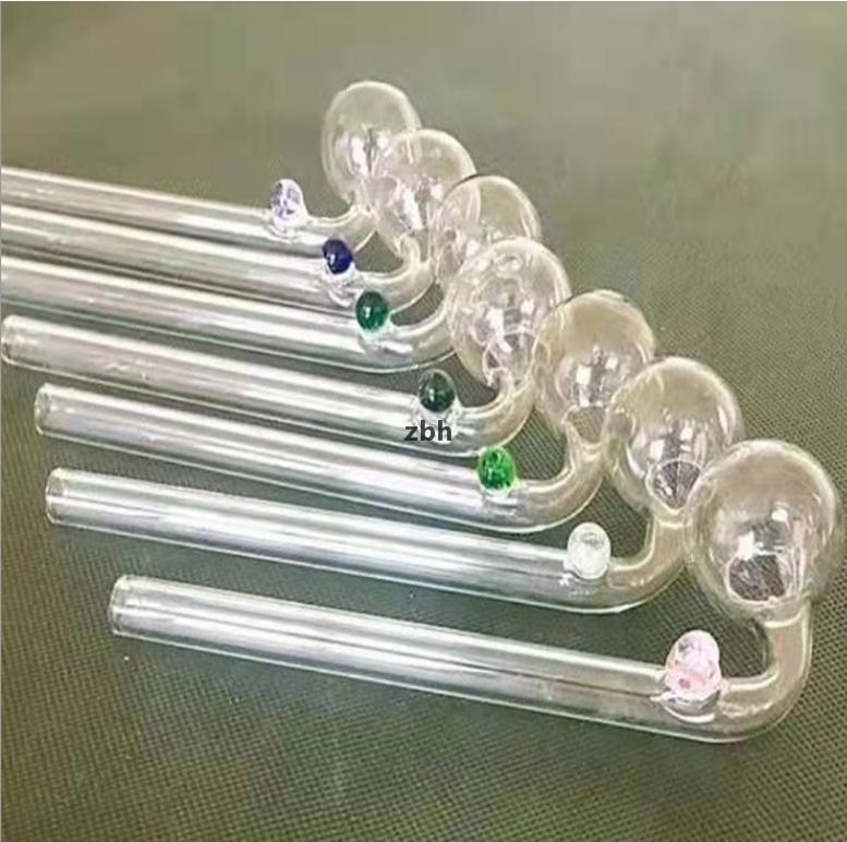 

Handmade Glass Smoke Pipe Oil Burner Bent Type Smoking Accessories P