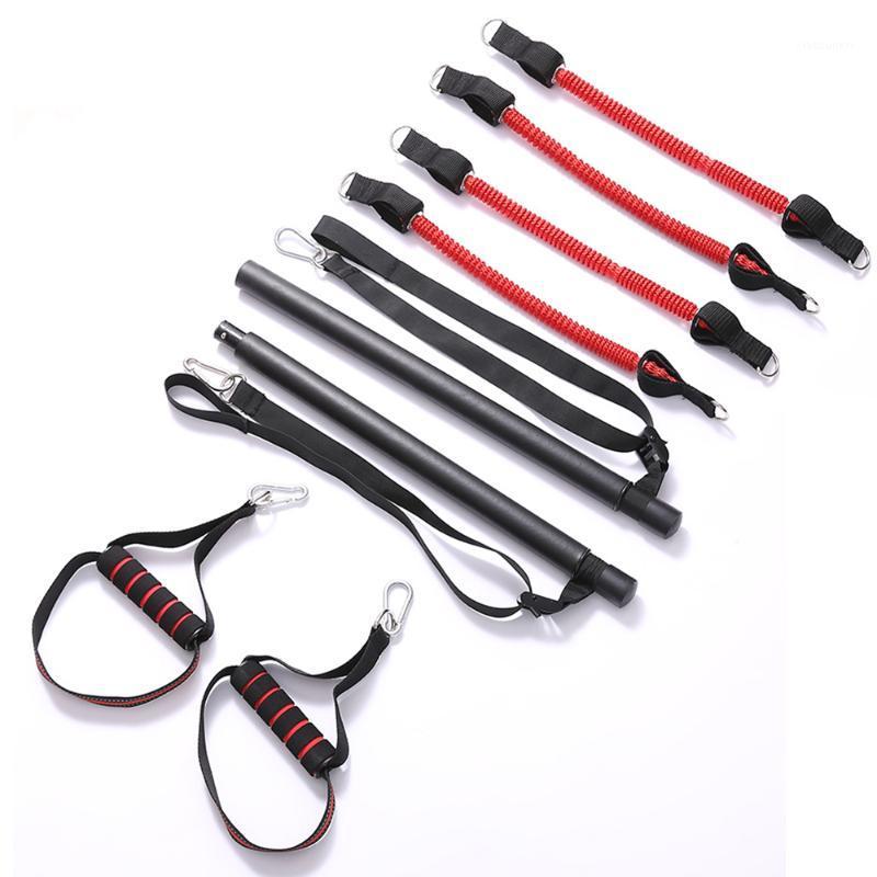 

Fitness Resistance Bands Yoga Pilates Stretch Rope Resistance Bands Leg Arm Strength Muscle Training Bar Set1