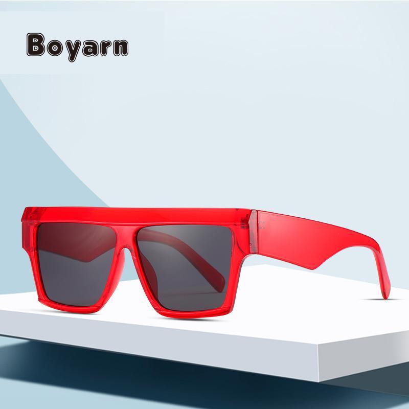 

Sunglasses Boyarn Square Luxury Women Mens Vintage Brand Designer Sun Glasses For Men Oculos Gafas De Sol Mujer UV400