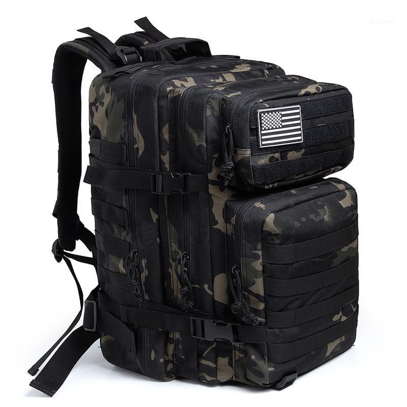 

50L Army Tactical Molle Backpack Camouflage Assault Rucksack Outdoor Trekking Hunting Climbing Fishing Bag Pack1, Digital