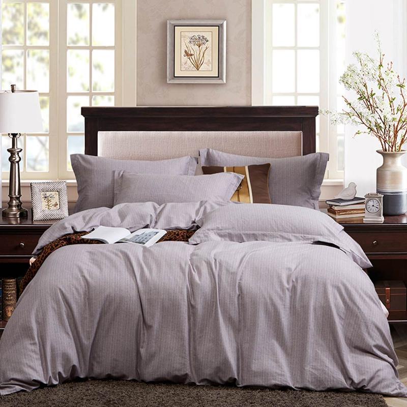 

Svetanya Khaki Stripes Lines Brushed Sanding Cotton Bedding Set Printed Thick Linens Fitted Sheet Pillowcase Duvet Cover1, 20205594