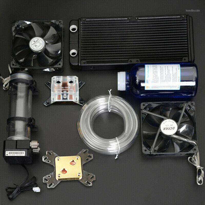 

OCOCOO PC Water Cooling Kit CPU GPU Water Cooling DIY Computer Liquid Cooler Radiator Accessories Case1