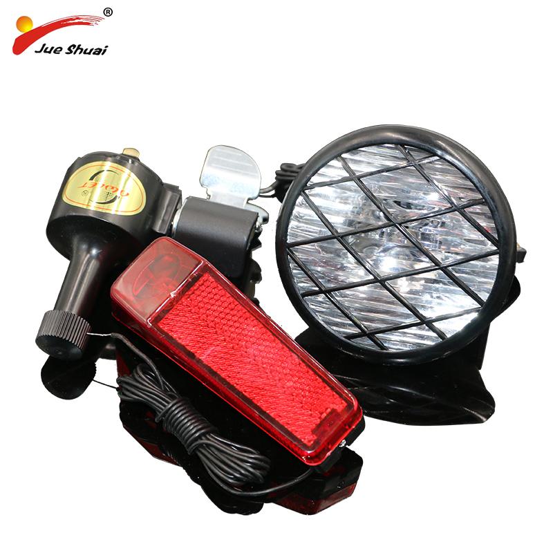 

Brightly Bicycle Dynamo Light Set Cycling Bicycle Accessories No Batteries Needed Front Light Rear Lamp Dynamo for Bike