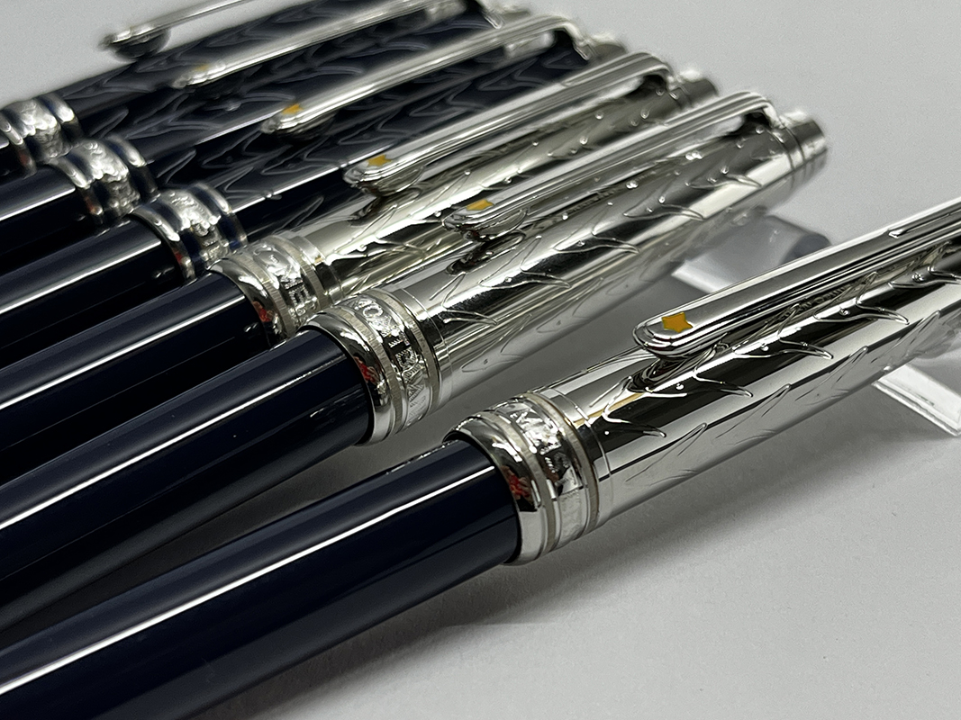 

GIFTPEN Luxury 163 Petit Prince Dark Blue Rollerball pen Ballpoint Fountain pens stationery office school supplies with Serial Number Writing Gift