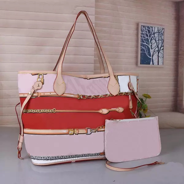 

YQ Women's wallet Big size 2pcs/set with wallet Women Shoulder Bag Tote high quality PU Leather Fashion Handbags Crossbody Composite bags lady Clutch Purse Multicolor, Additional shipping fee