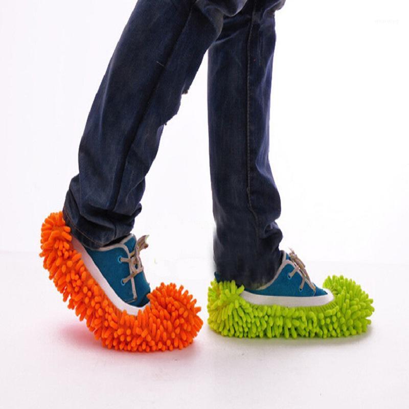

10 Pair Shoes Covers Mop Slipper Lazy House Floor Polishing Cleaning Easy Foot Sock Shoe Cover Mopping Lazy Shoe Cove1