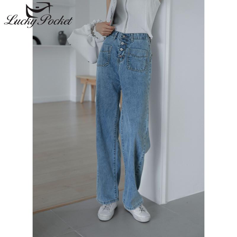 

Women Spring Autumn Blue Slim Pockets Denim Pants Female Fashion Solid Color Plus Size Trousers Ladies Brand Casual Pants ZM421