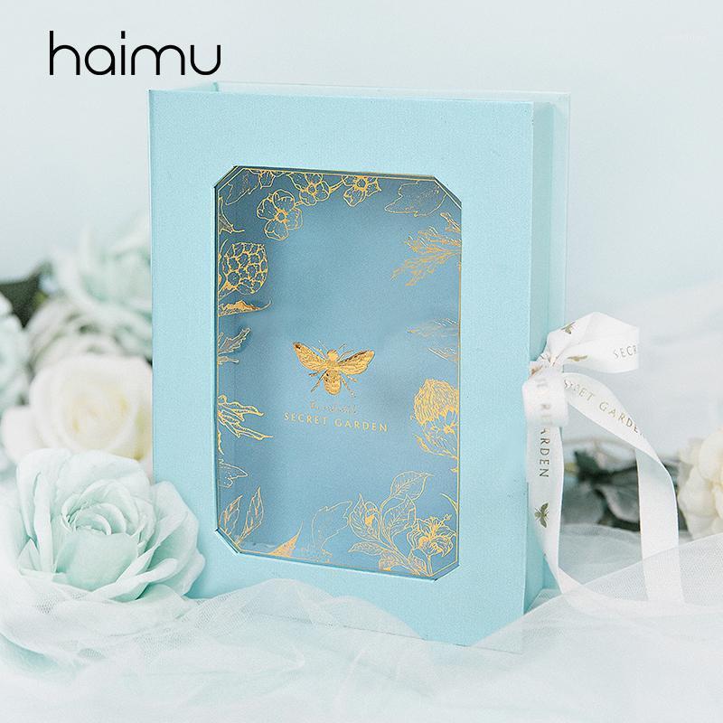 

Small Fresh Dream Blue Box Birthday Gift Packaging Box Wedding Favor Decoration for Bridesmaid Gifts Packing Boxes and Bags1