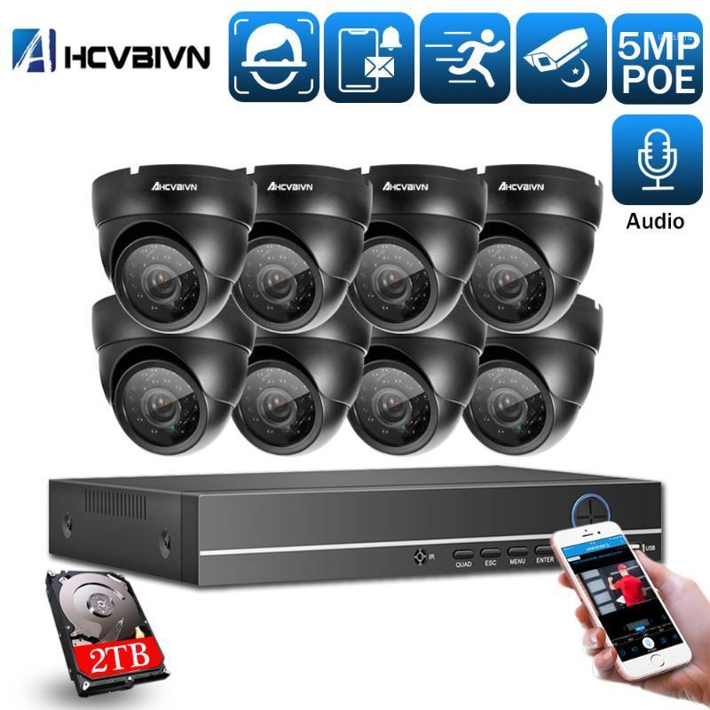 

Face Detection H.265 POE 5MP Video Surveillance Kit 8CH NVR CCTV System 5megapixels Weatherproof CCTV Security 5MP POE IP Camera1