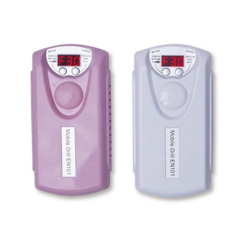 

EU Plug Rechargeable Nail Drill Portable Pedicure Manicure Machine Electric Nail Polishing Equipment Nagelfrees Machine LCD Disp