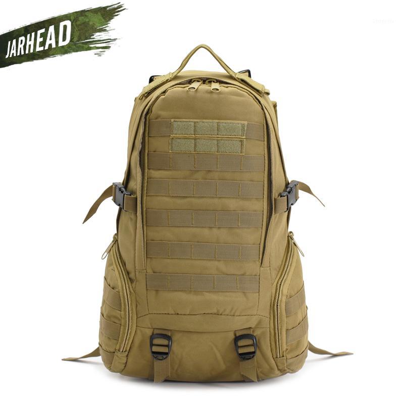 

High Capacity Waterproof Oxford Outdoor Travel Backpack Camouflage Rucksack Sport Bag Camping Hiking Trekking Riding Backpack1, Black